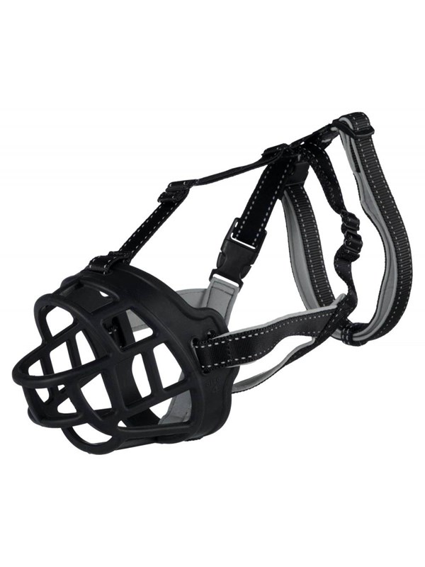 Trixie Muzzle Flex muzzle rubber L black