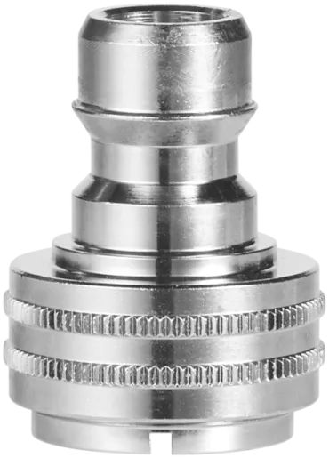 Vandhanenippel, med 1/2", 3/4" og M22 indvendigt gevind, 1/2"(Q)