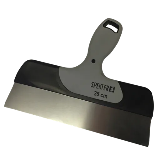 Bredspartel m/stålblad, 450 mm, Grå