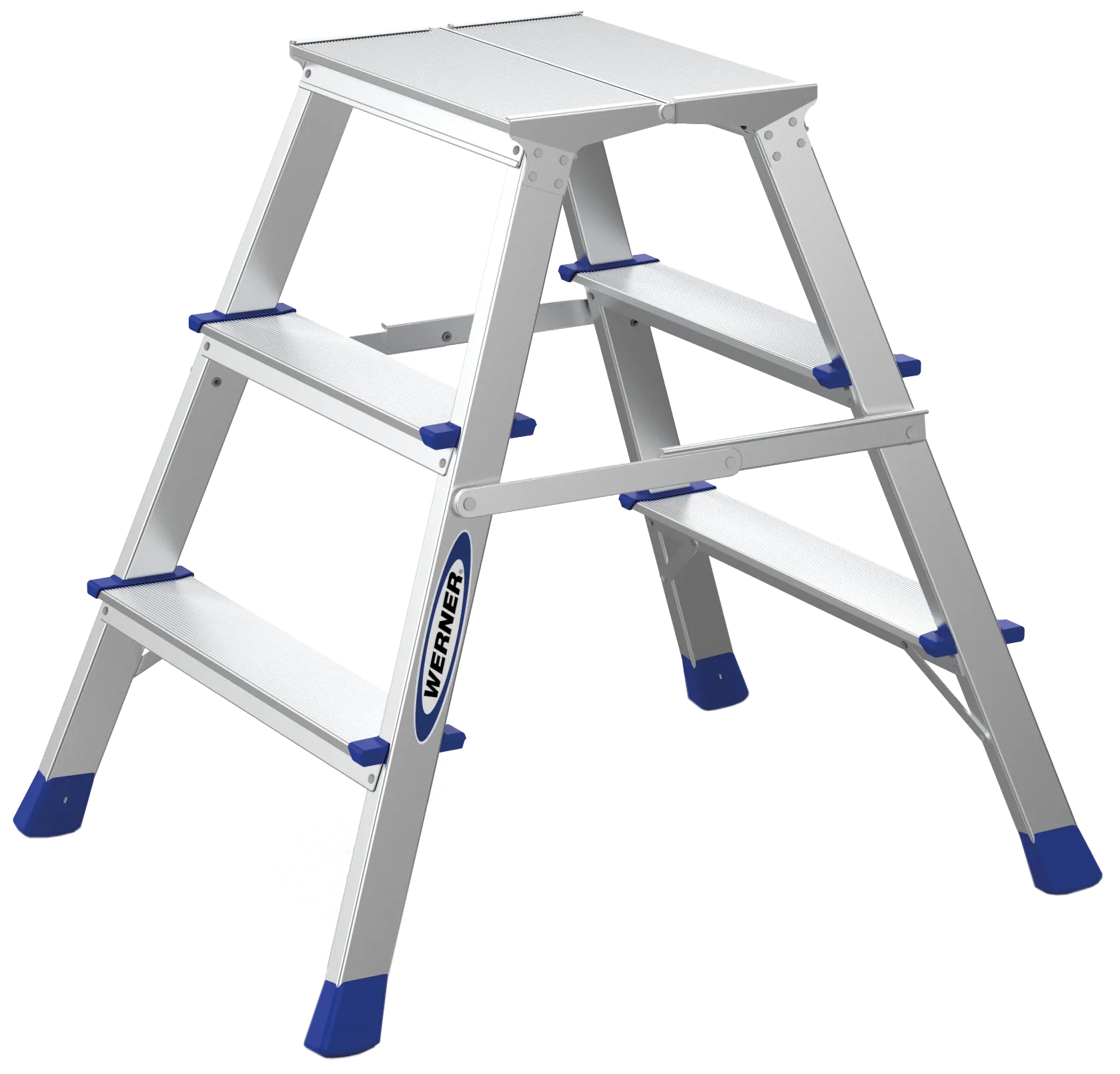 Arbejdsbuk Werner 2×3 trin 40cm bred højde 0,74mtr