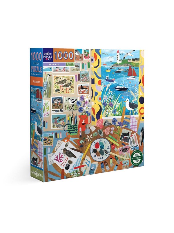 eeBoo Puzzle 1000 pcs - Seabirds