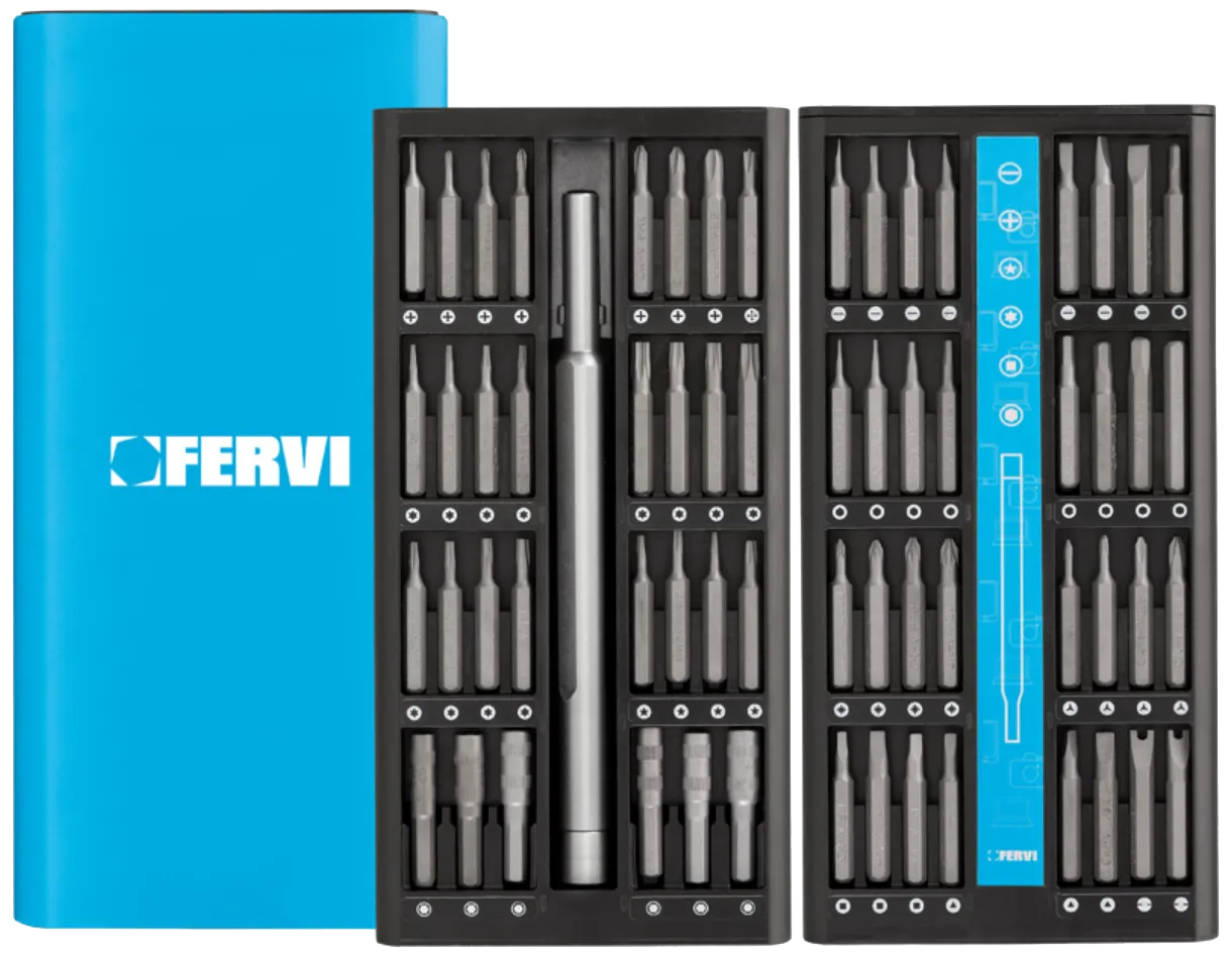 Fervi reparationssæt t/telefoner, ure mv. 62 dele
