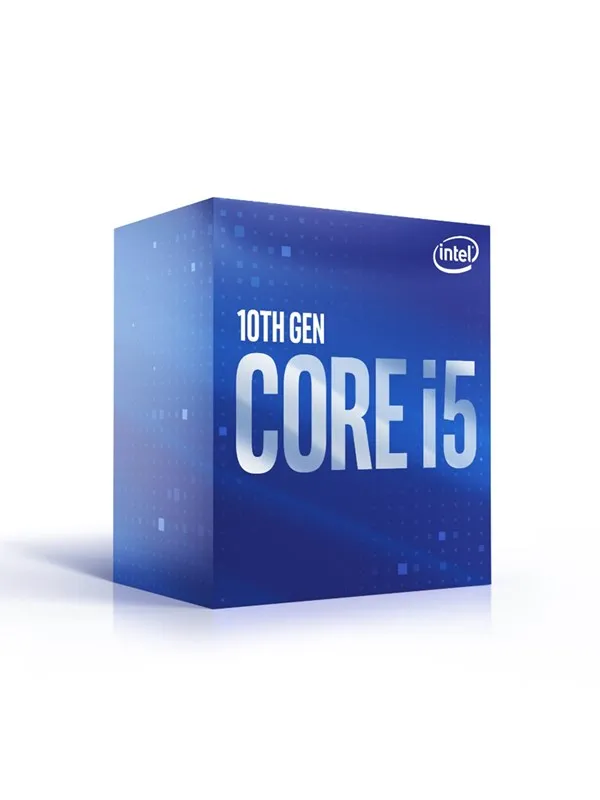 Intel Core i5-10400 Comet Lake Prosessor/CPU - 6 kjerner - 2.9 GHz - Intel LGA1200 - Intel Boks (med kjøler)