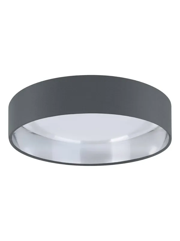 EGLO PALOMARO 2 TAKLAMPE Ø3203X3,6W 1110LM 3000K ANTRASITT/SØLV