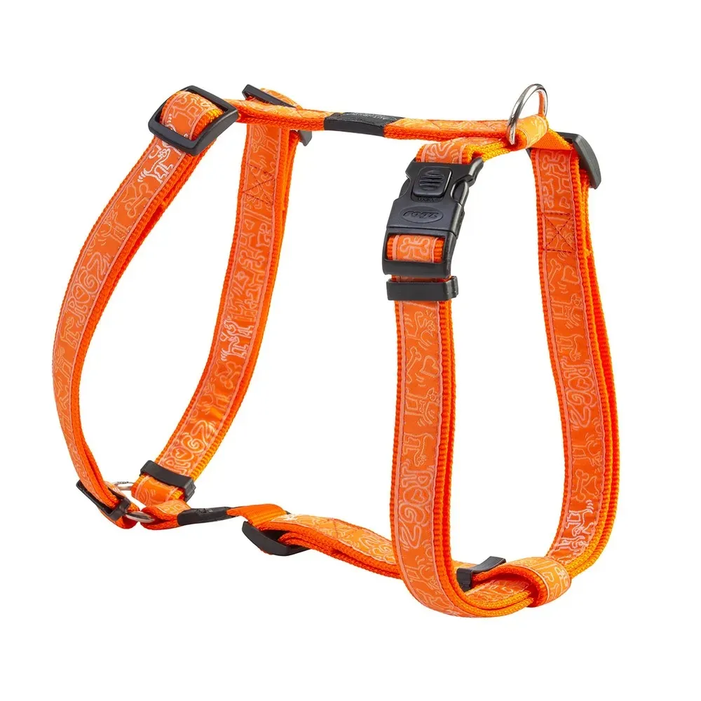 Rogz Fancy Dress Sele - 60-100cm - Orange-Oransje