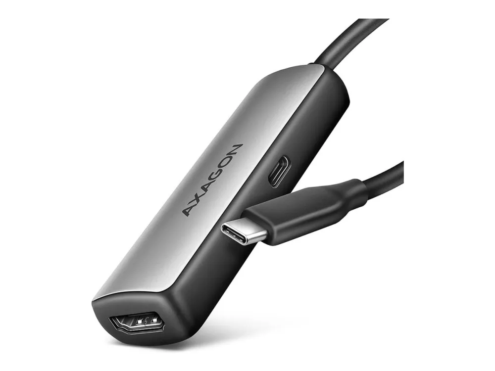 AXAGON RVC-HI8KPD - videoadapterkabel - USB-C til HDMI - 16 cm
