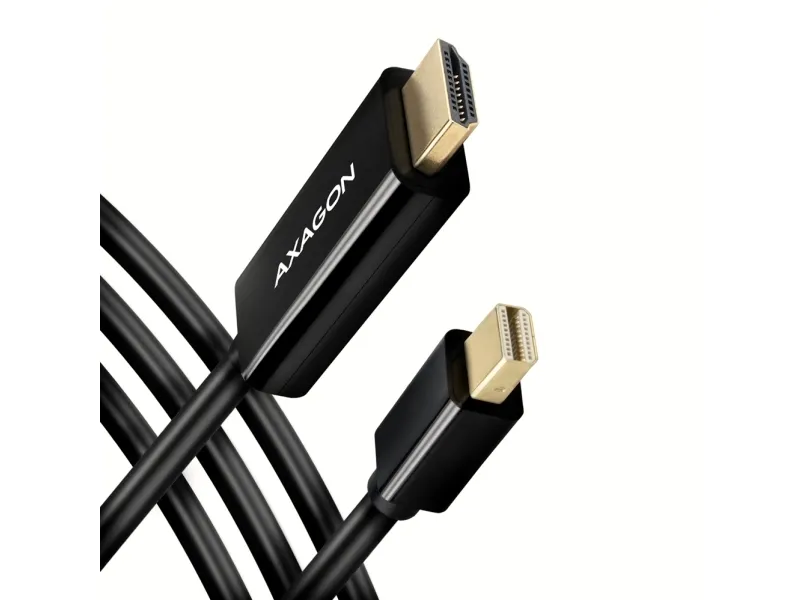 AXAGON RVDM-HI14C2 Mini-DisplayPort til HDMI adapterkabel 4K/30 Hz 180 cm lang - kabel - digital/display/video