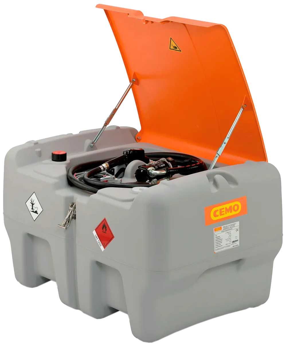 Cemo transporttank m/låg t/diesel, 440 ltr