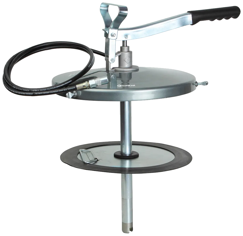 Groz fedtsmøresæt t/18 kg spand, manuelt, 240 bar