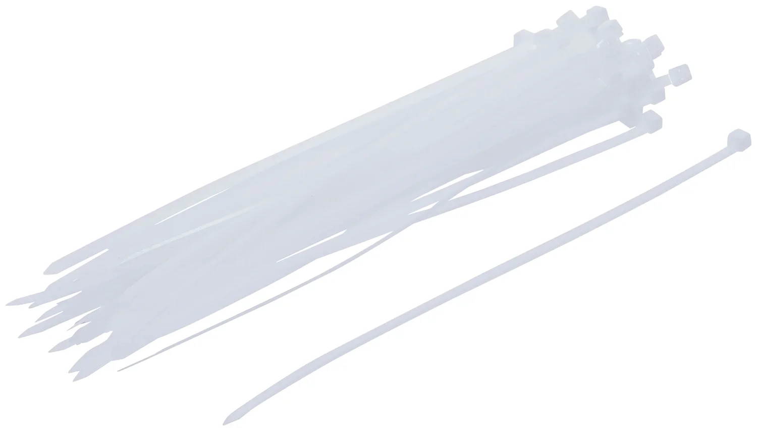 Stripsortiment | hvid | 4,8 x 250 mm | 50 dele