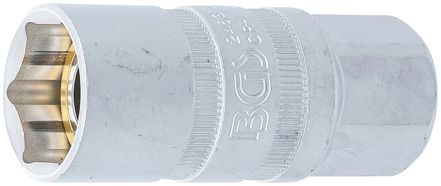 Tændrørstop med magnet, sekskant | 12,5 mm (1/2") | 21 mm