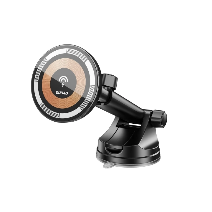 Dudao Magnetic holder with MagSafe inductive charger for cockpit/air vent 15W  F12MAX+ - black