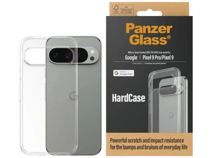 PanzerGlass Hardcase Google Pixel 9 Pro | 9 | Transparent