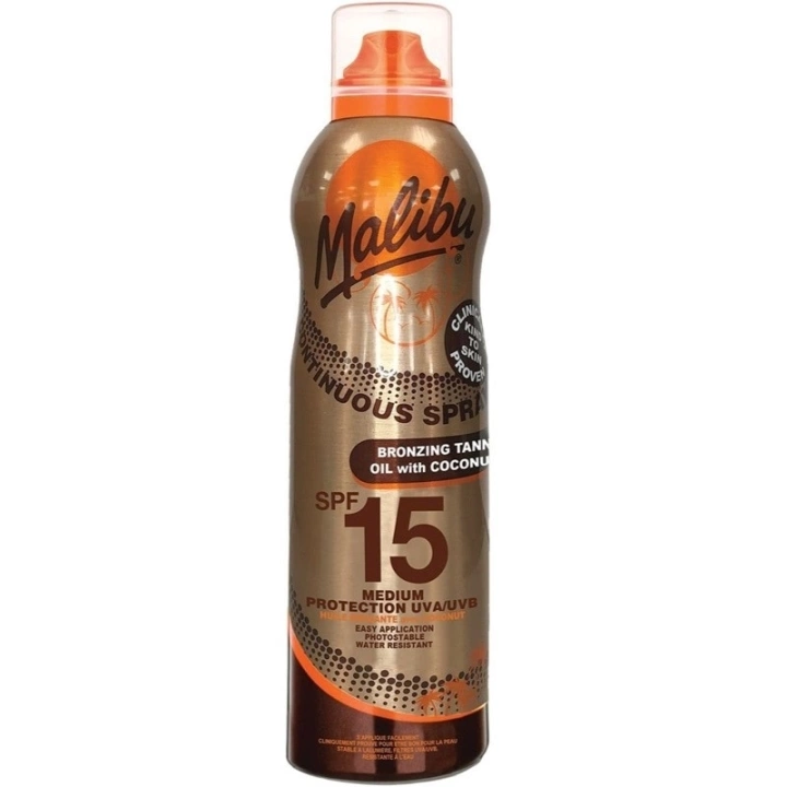 Malibu SPF15 Bronzing Oil with Coconut Spray 175