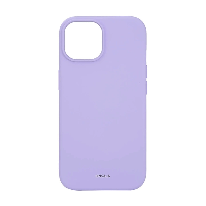 ONSALA Phone Case with Silicone Feel MagSeries Purple - iPhone 15