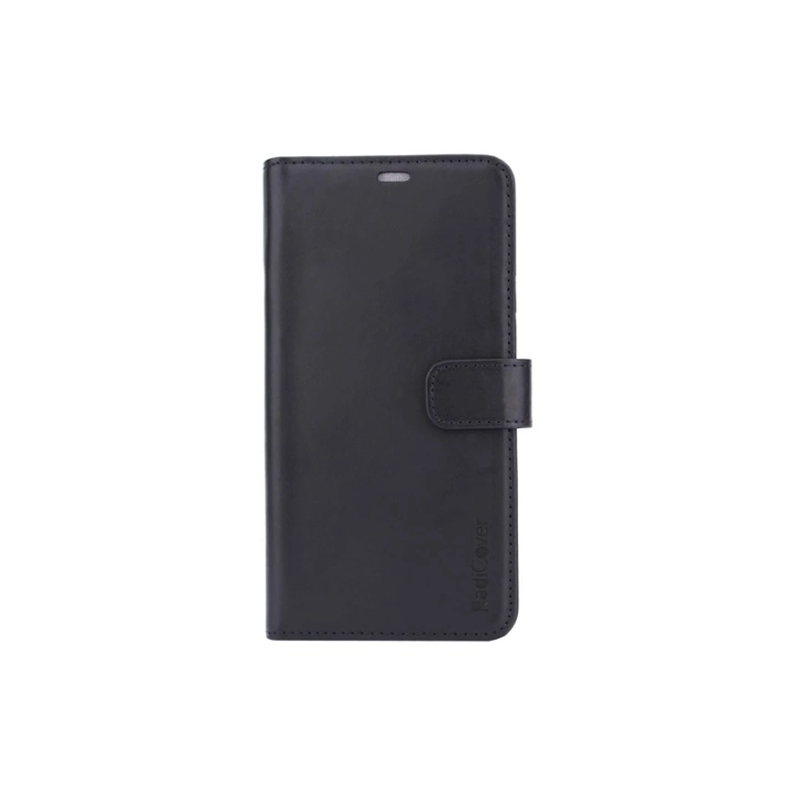 Radicover Radiationprotected Mobilewallet Leather iPhone Xs Max 2in1 Magnetcover Black
