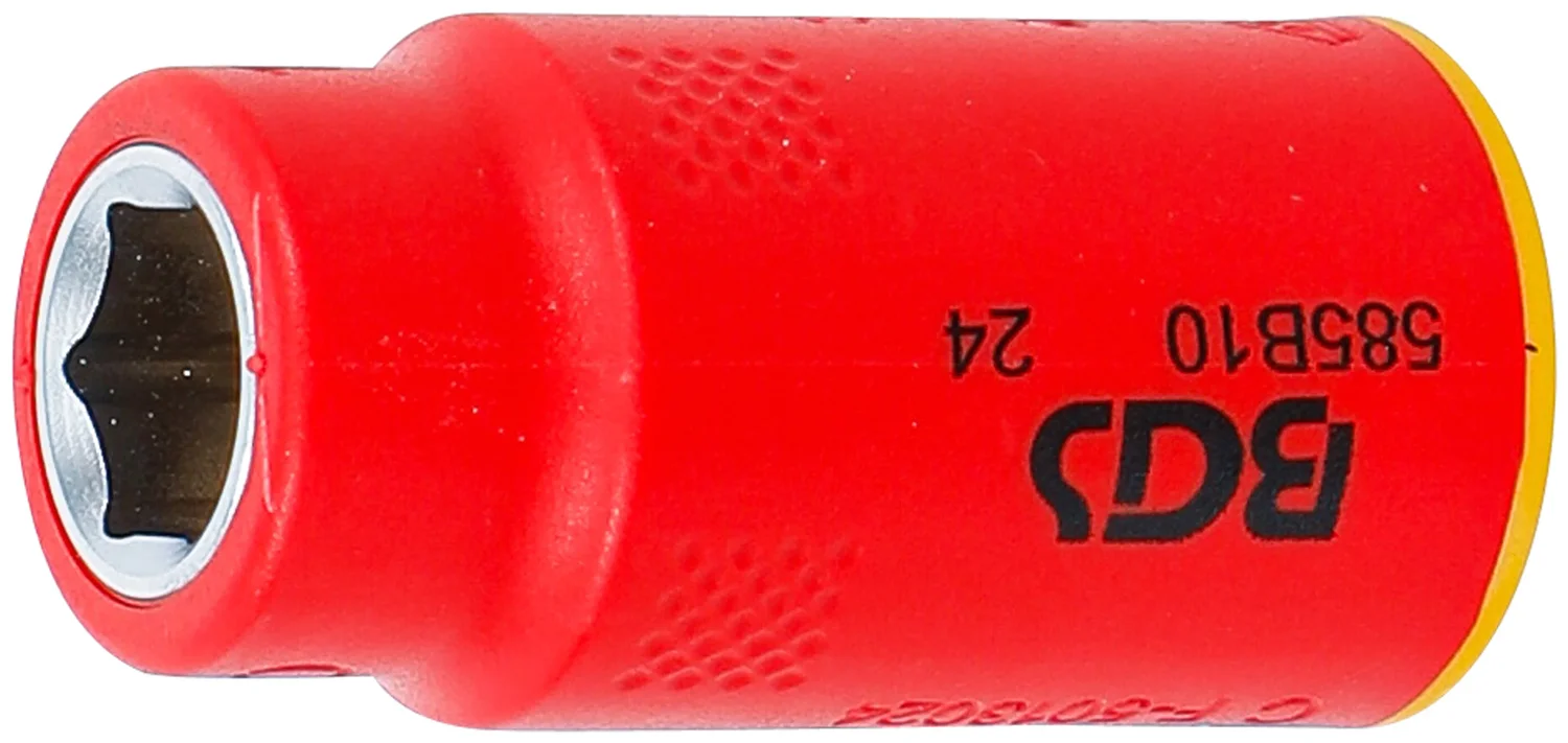 VDE-topnøgleindsats, sekskantet | 10 mm (3/8") | 10 mm