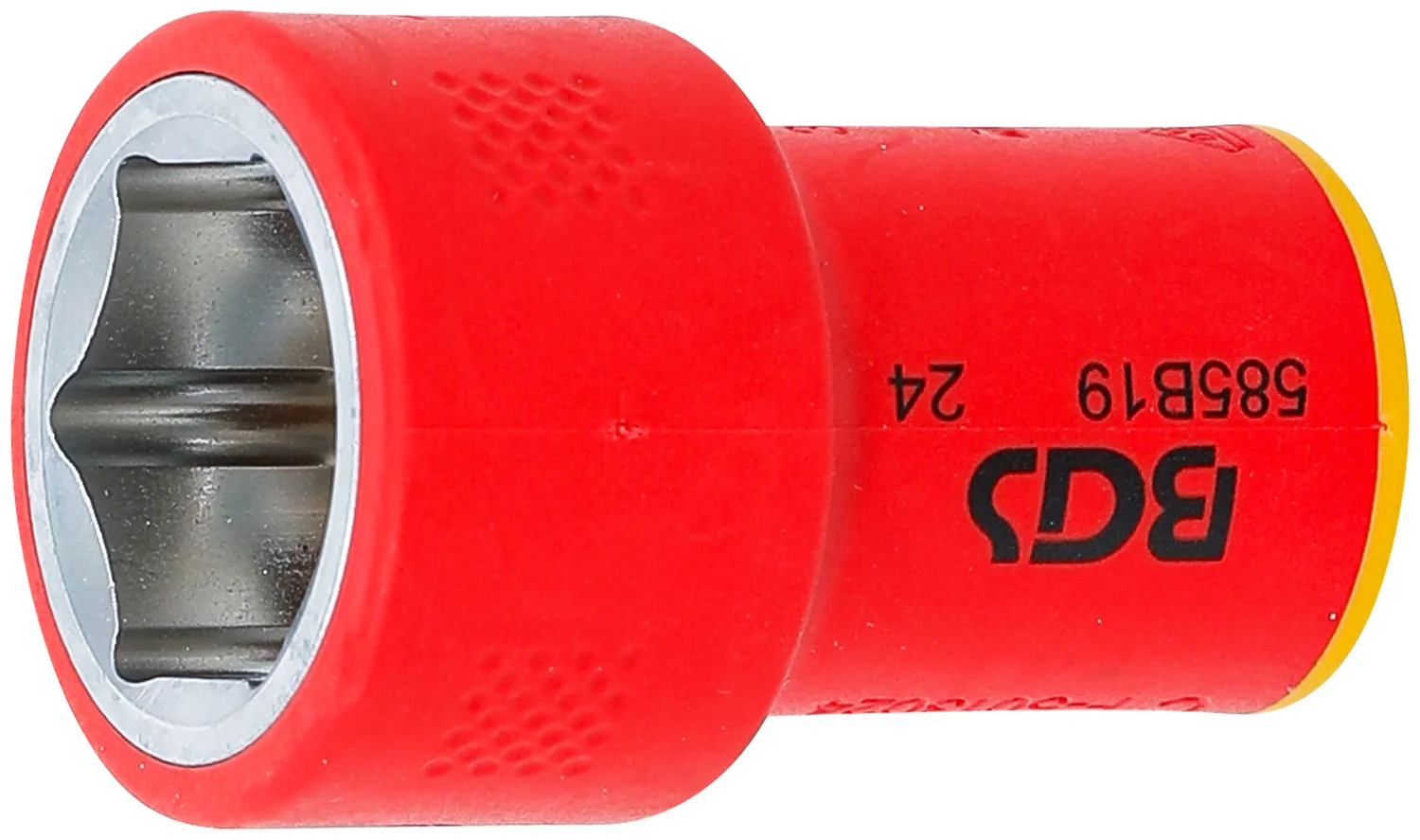 VDE-topnøgleindsats, sekskantet | 10 mm (3/8") | 19 mm
