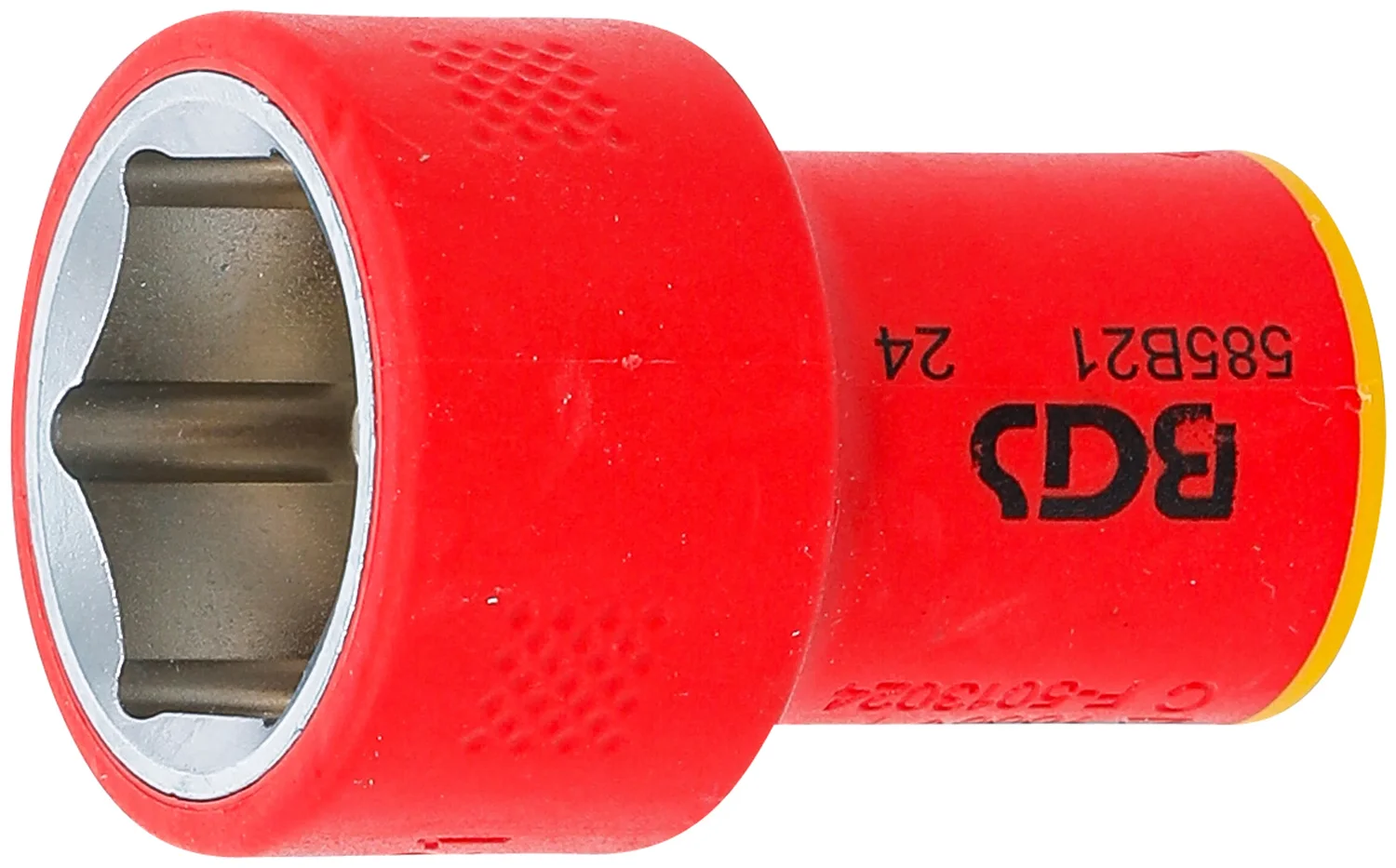 VDE-topnøgleindsats, sekskantet | 10 mm (3/8") | 21 mm