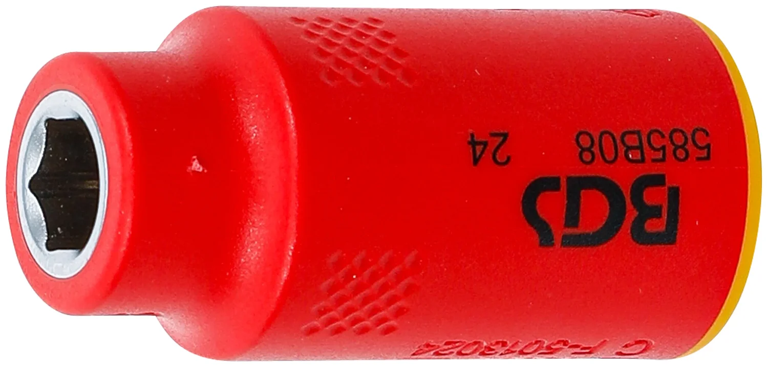 VDE-topnøgleindsats, sekskantet | 10 mm (3/8") | 8 mm