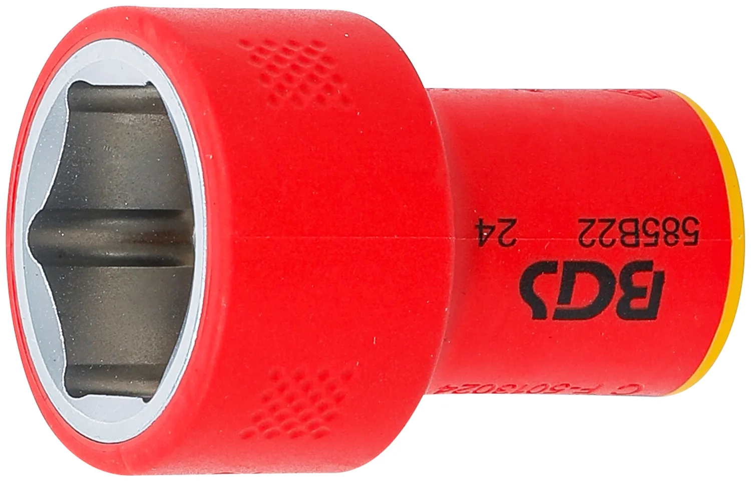 VDE-topnøgleindsats, sekskantet | 10 mm (3/8") | 22 mm