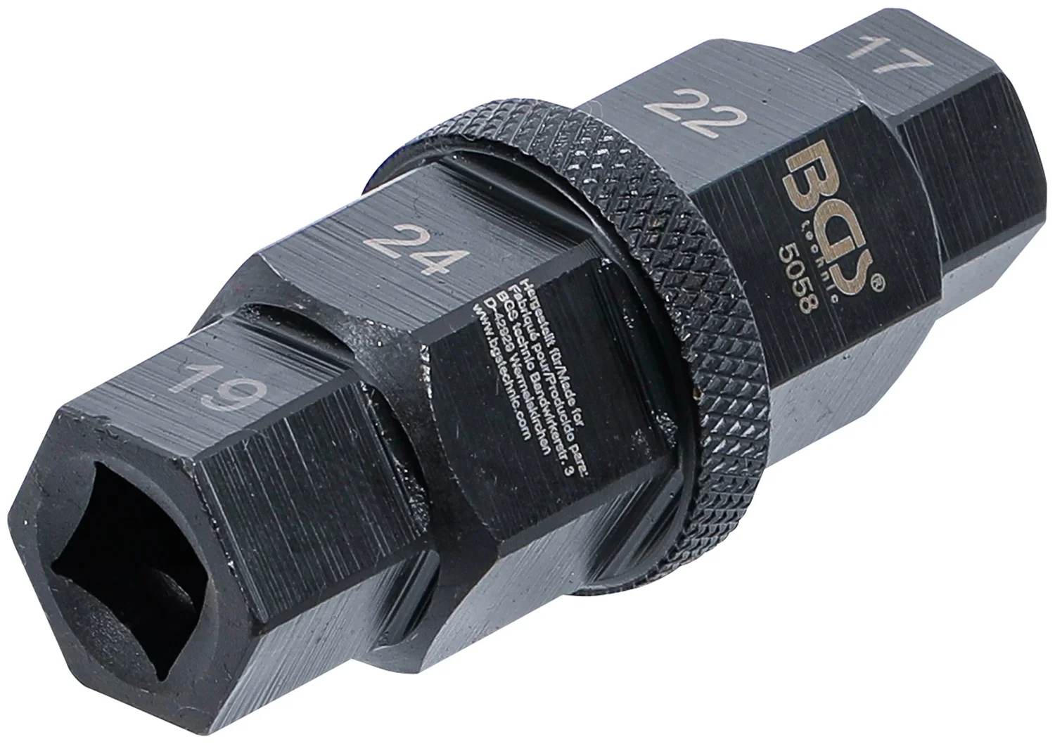 Motorcykel-specialtop | 10 mm (3/8") | 17 - 19 - 22 - 24 mm