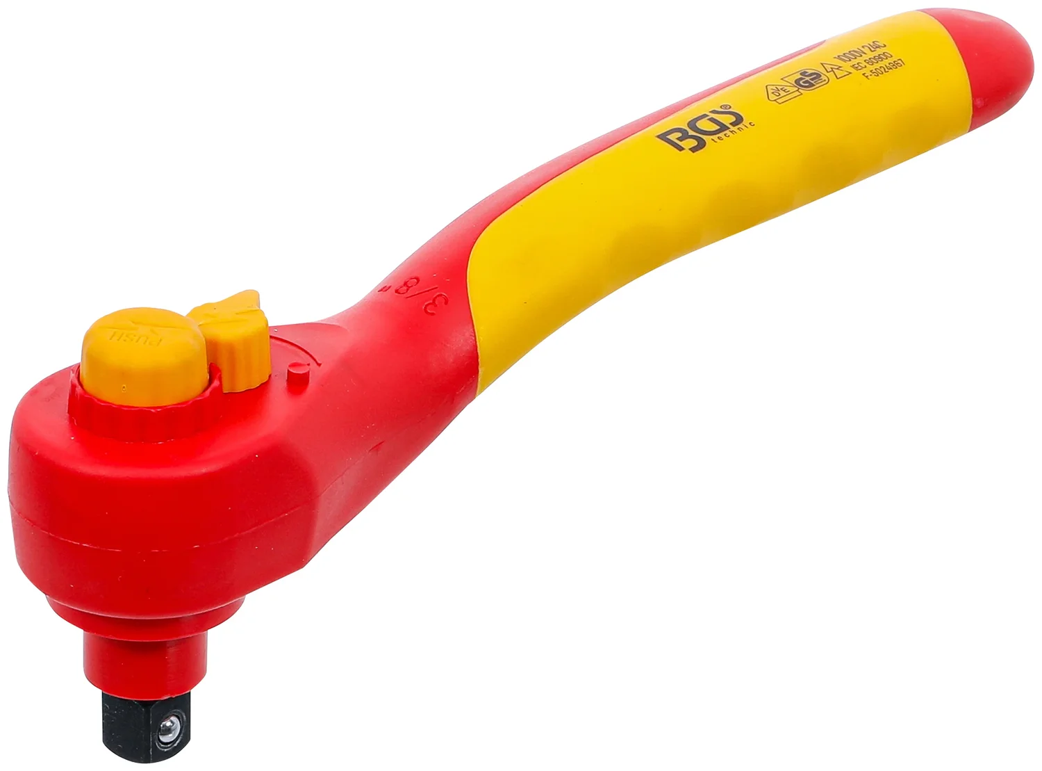 VDE-omskifterskralde| 10 mm (3/8") | 1000 V