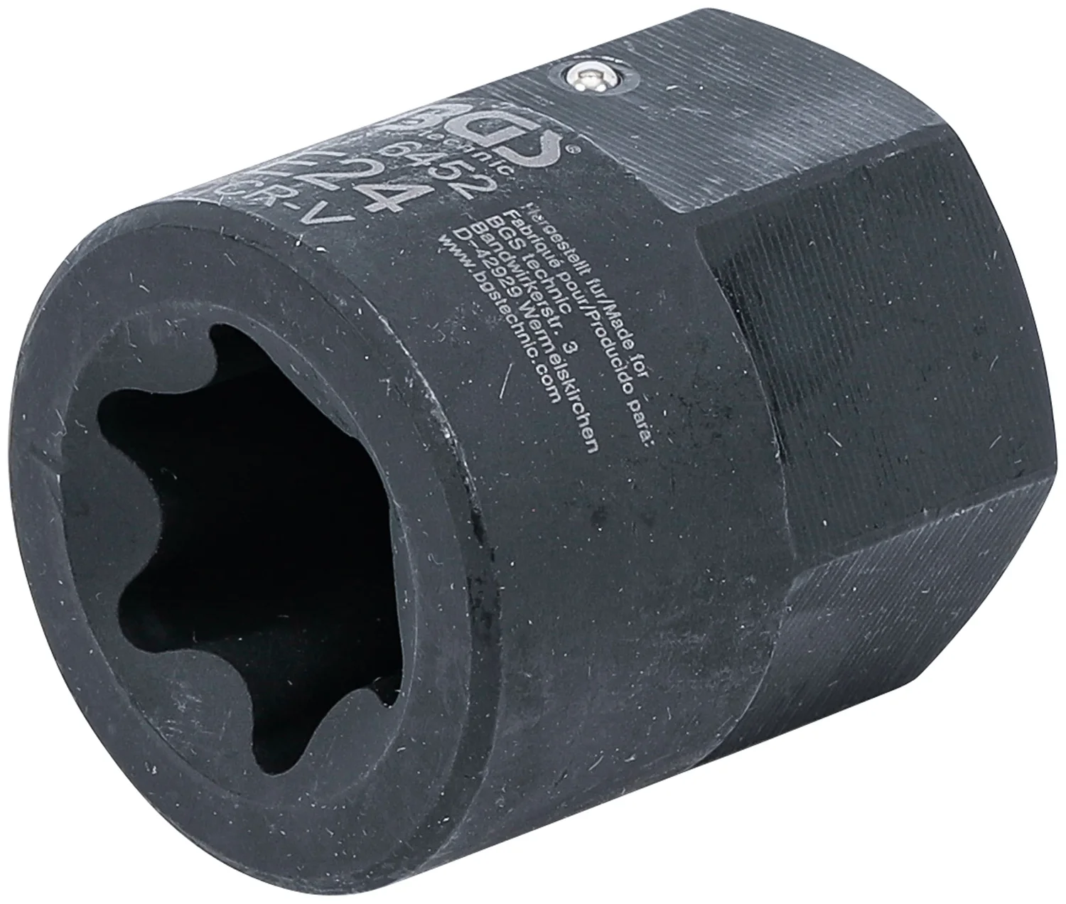Indsats til bremsekaliber | E-profil (til Torx) | til MAN TGA | udvendig sekskant 30 mm | E24