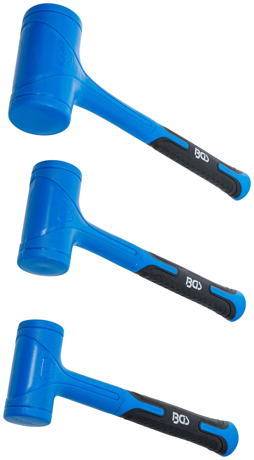 Skånehammersæt | rekylfri | Ø 47 / 55 / 65 mm | 450 / 765 / 1275 g | 3 dele