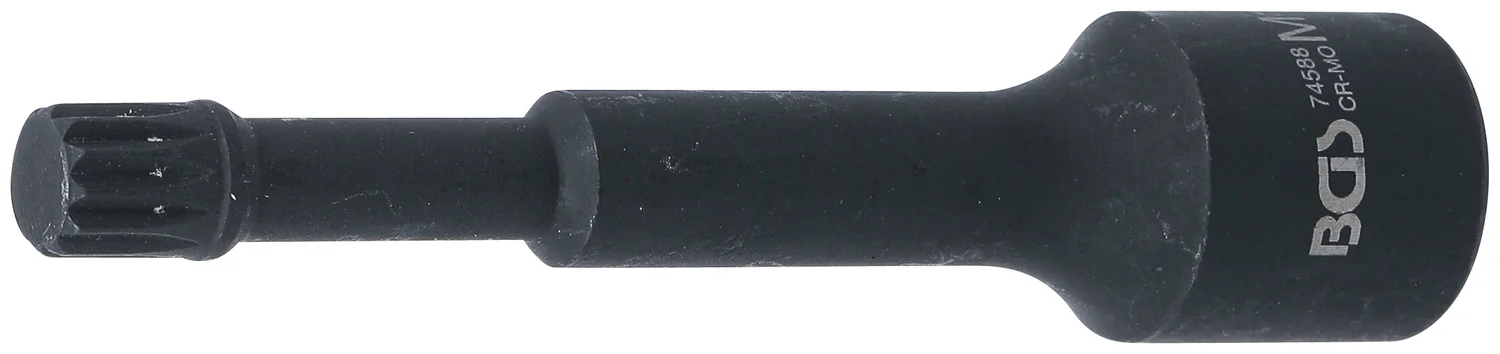 Kraftig special-bittop | længde 115 mm | 12,5 mm (1/2") | indvendig multitand (til XZN) M12 | til VAG