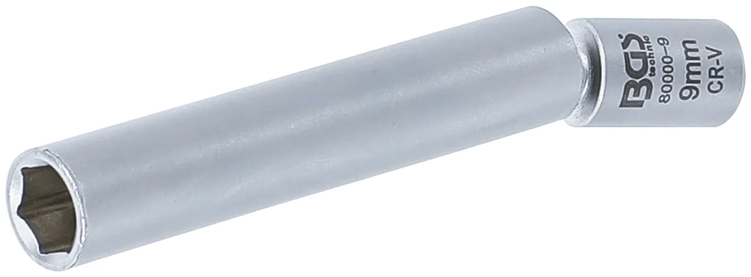 Gløde-og tændrør-sæt med leddelt top | 6,3 mm (1/4") | 9 mm