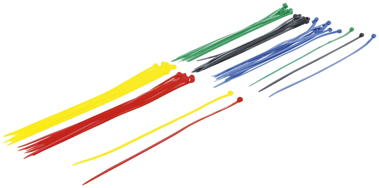 Stripsortiment | farvet | 4,8 x 300 mm | 50 dele