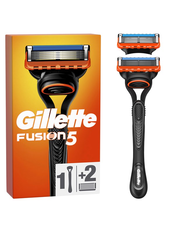 Gillette Fusion5 Barberhøvelhåndtak + 2 blad