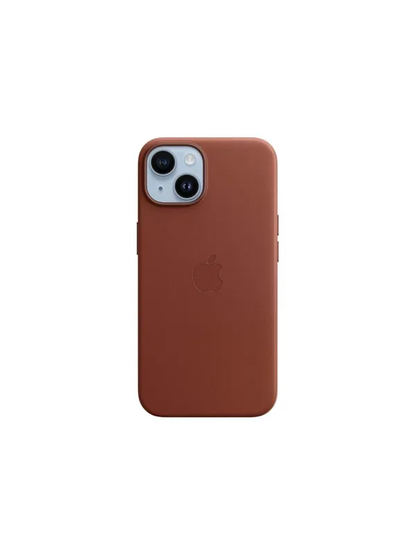 Apple iPhone 14 Leather Case with MagSafe - Umber