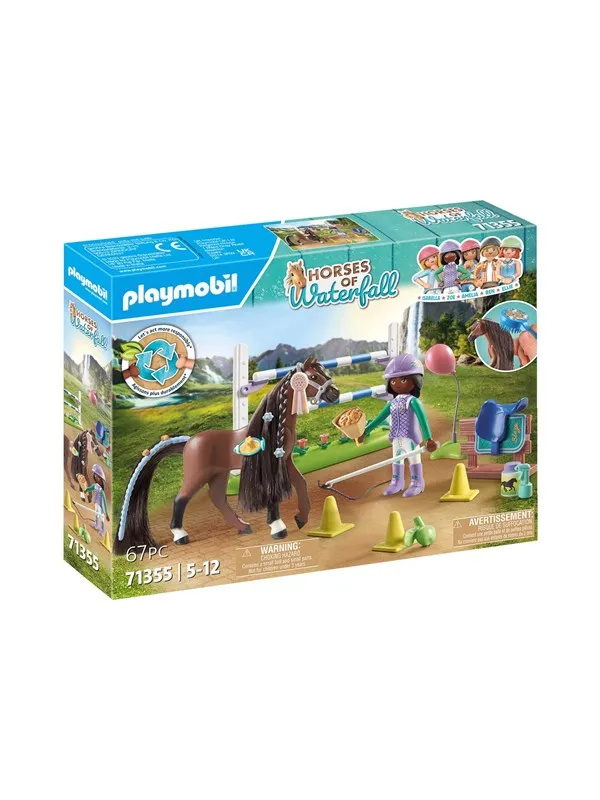 Playmobil Horses of Waterfall - Ellie & Sawdust med westernøvelse