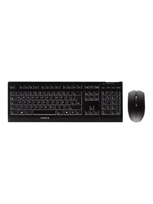 Cherry B.UNLIMITED 3.0 - Tastatur & Mussett - Fransk - Svart