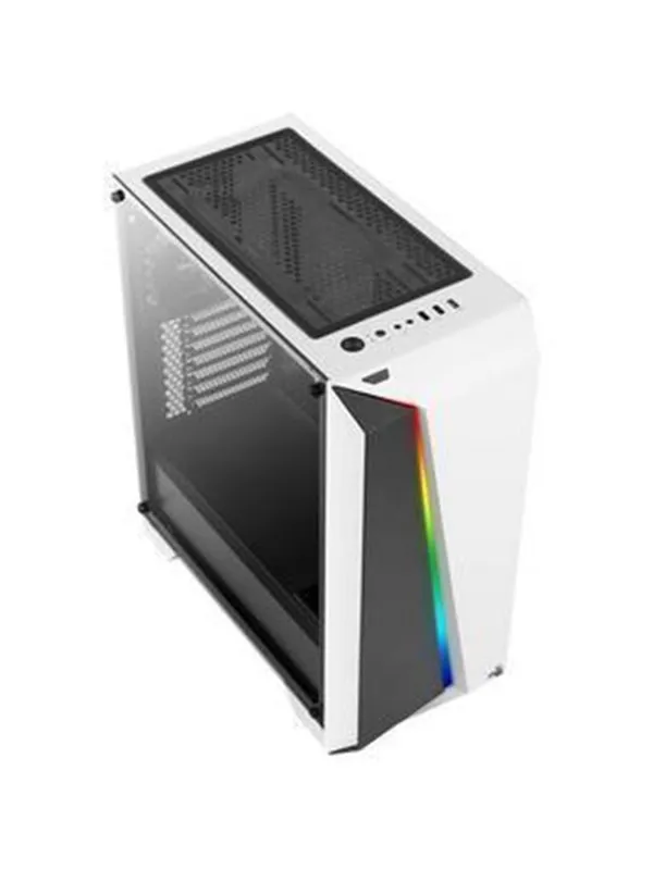 AeroCool Cylon Pro TG - White - Kabinett - Minitower - Hvit
