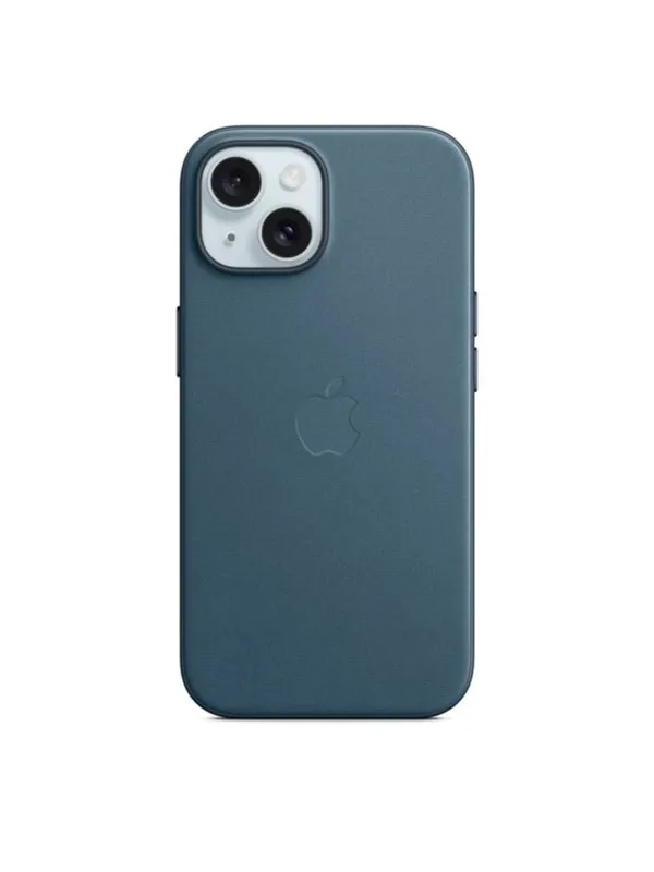 Apple iPhone 15 FineWoven Case with MagSafe - Pacific Blue