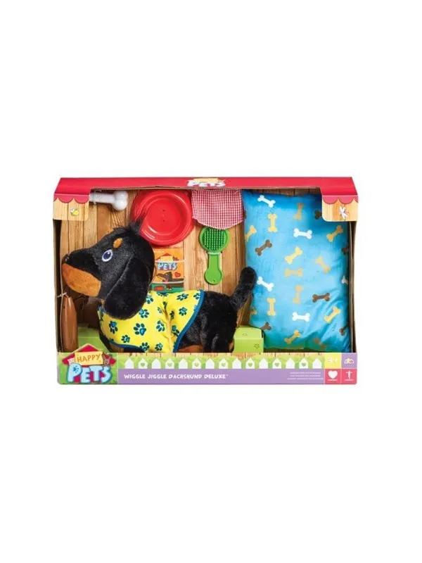 Happy Pets Wiggle Jiggle Dachshund Deluxe Set
