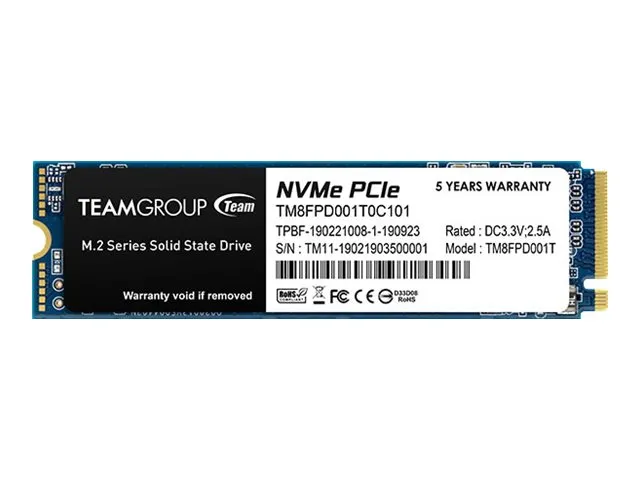 Team Group MP33 Pro SSD - 1TB - PCIe 3.0 - M.2 2280