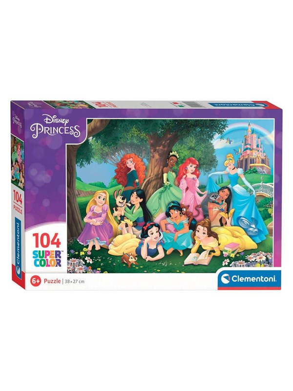 Clementoni Jigsaw Puzzle - Disney Princess 104st. Gulv