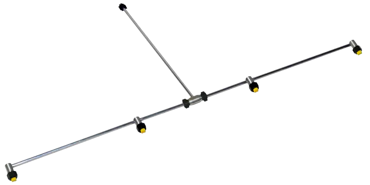 Birchmeier sprøjtebom m/4 dyser, aluminium, 1mtr