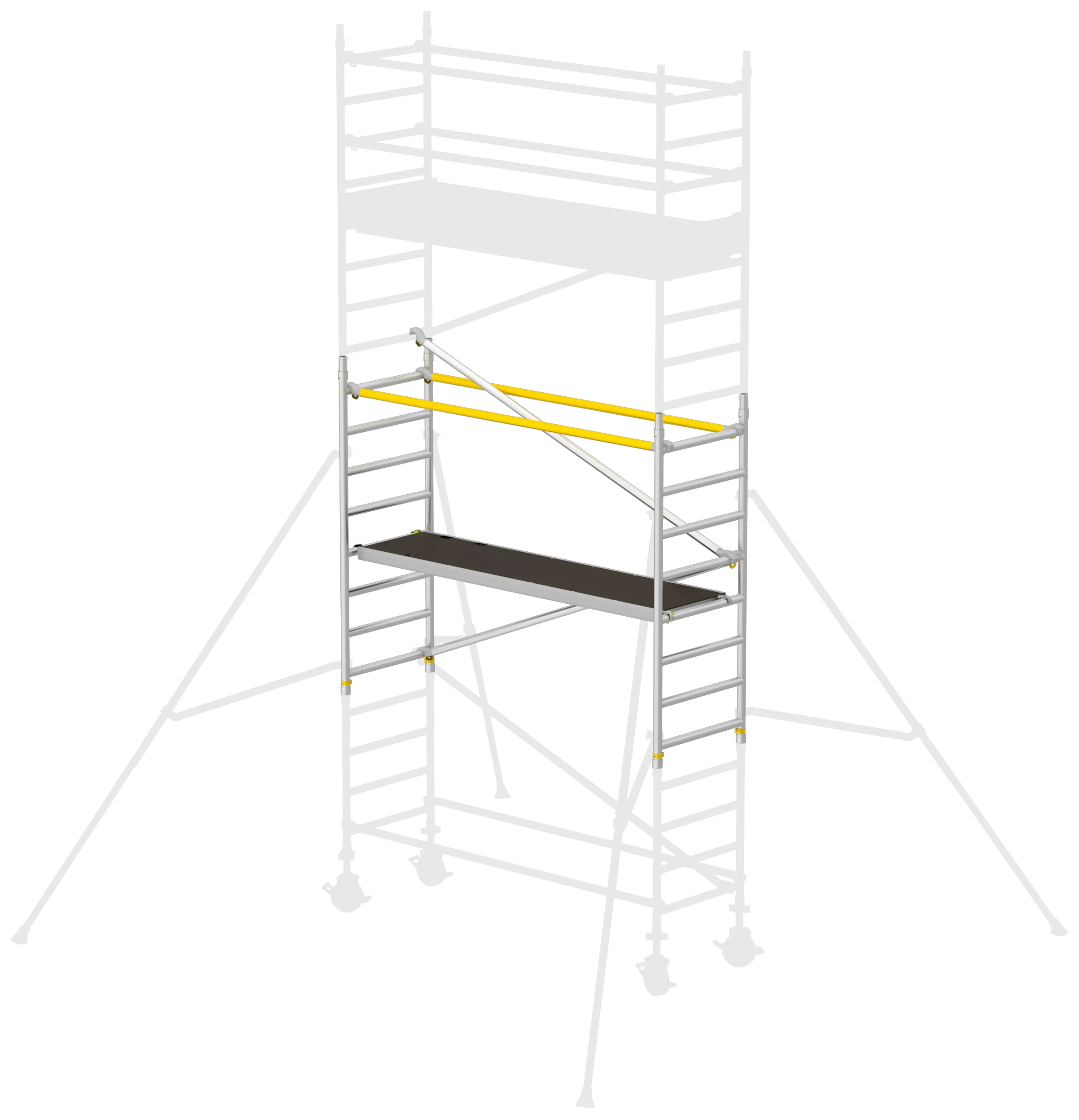 Tilbygningspakke 2,0m t/rullestillads RT-750