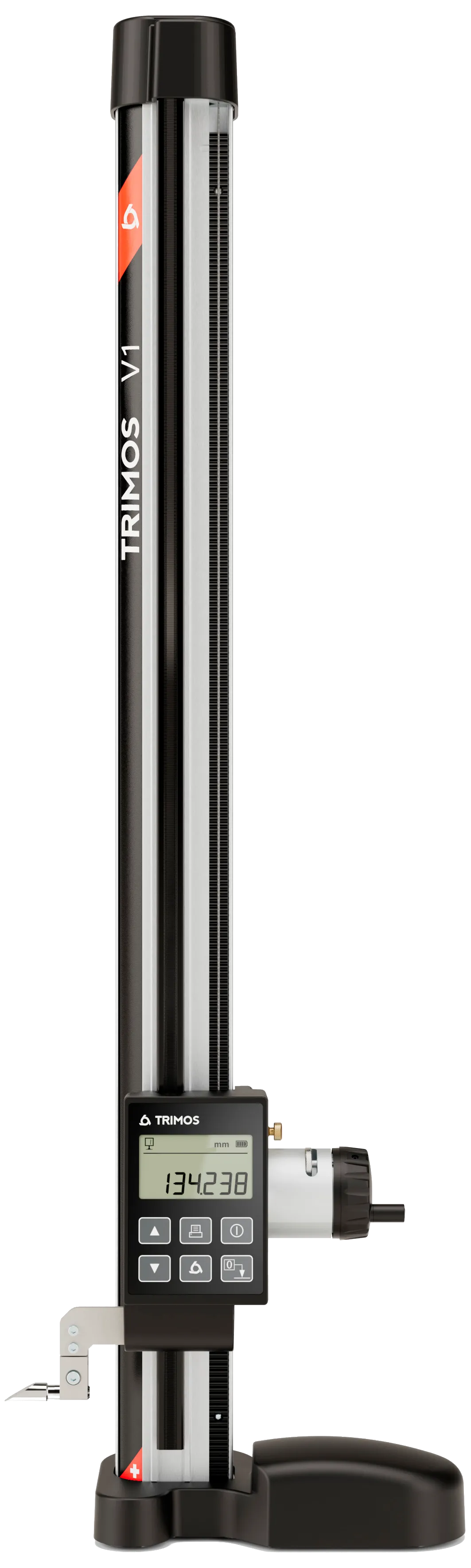 Trimos højdemåler V1 m/stålbase, 600mm