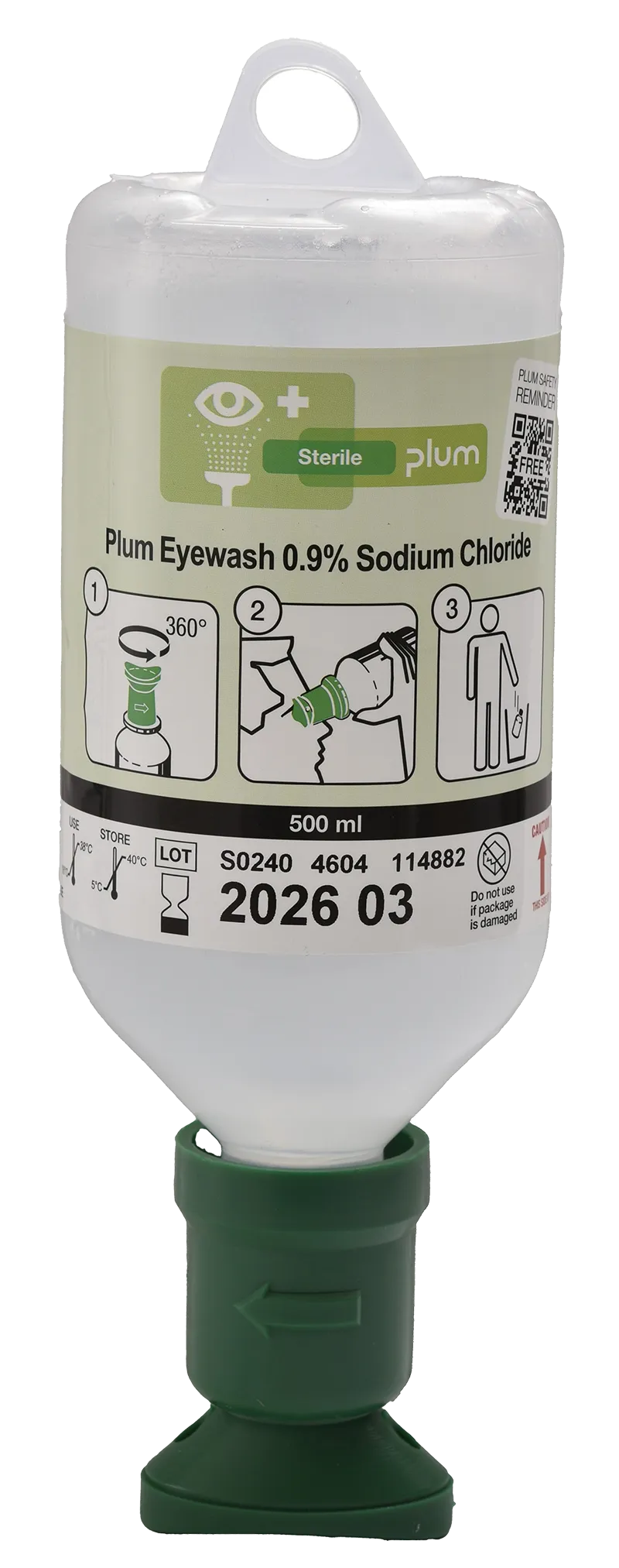 Øjenskyller Plum , 0,5 l flaske