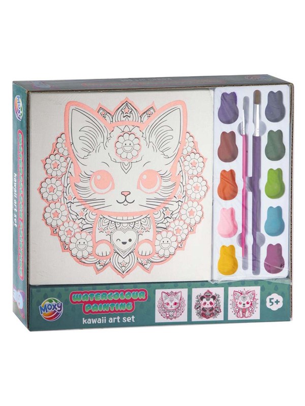 Creative Craft Group Watercolor Painting Kawaii Art Set - Assorted