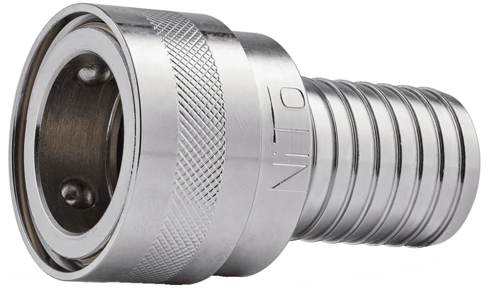 NiTo 1" koblingshus m/1" slangestuds
