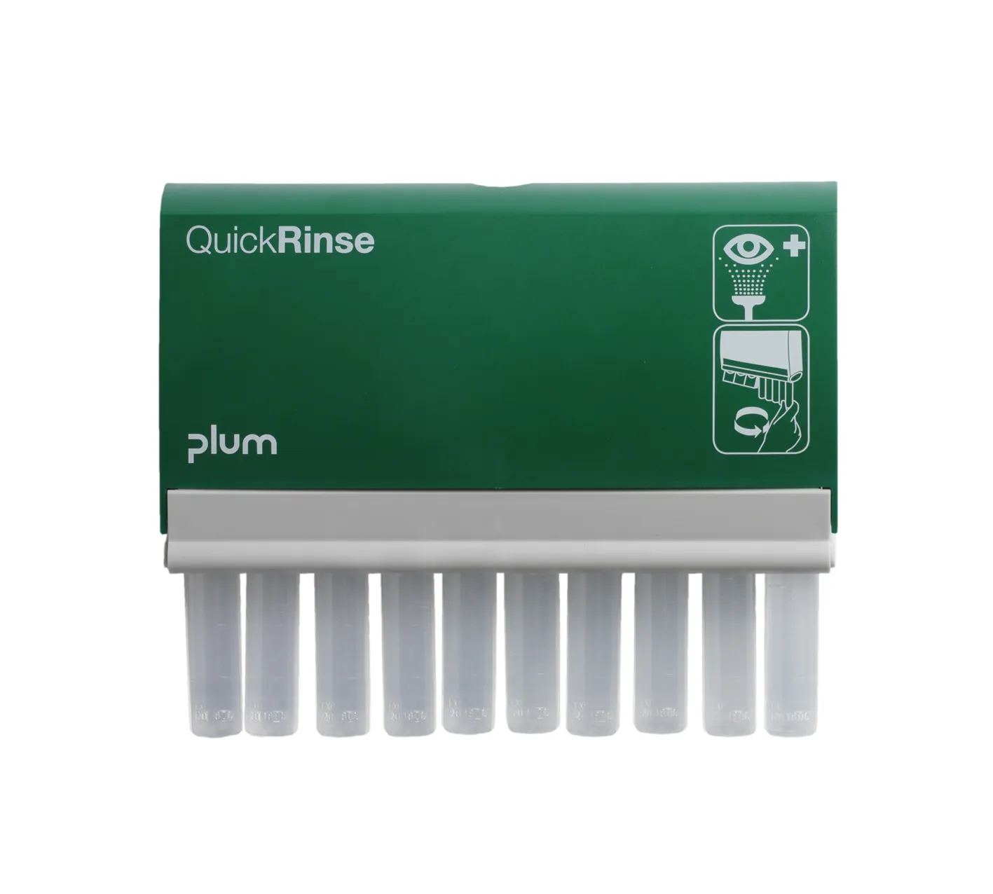 Dispenser PLUM QuickRinse, med 10 QuickRinse
