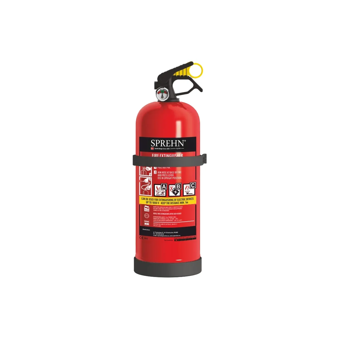 SPREHN ildslukker pulver 2kg