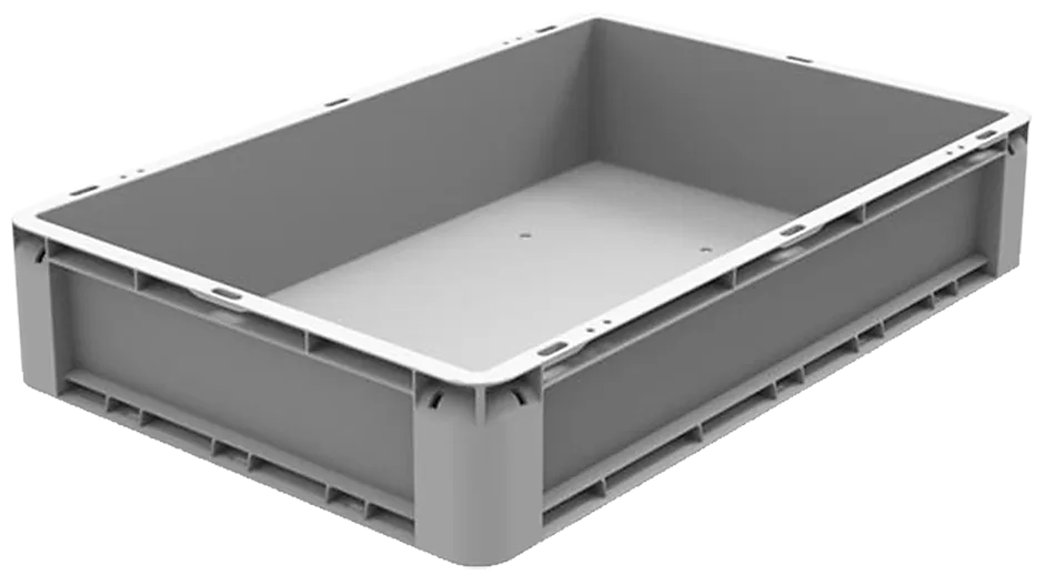 Arca EuroClick kasse grå 600×400×120mm 21,6 ltr